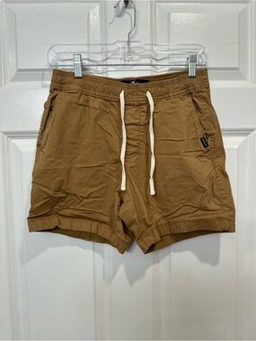 Hollister Men's Tan Drawstring Shorts